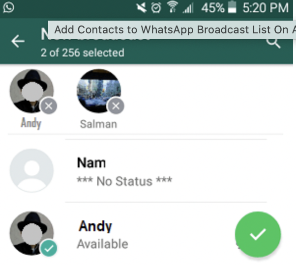 Cómo crear una nueva transmisión en WhatsApp