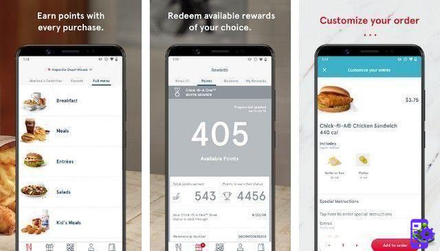 10 melhores aplicativos de fast food para Android