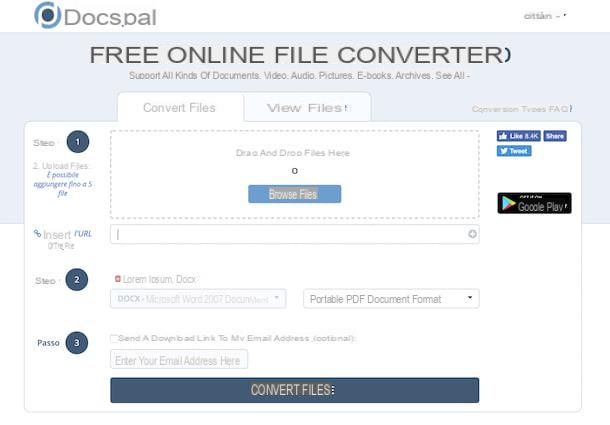 Come convertire Word in PDF gratis