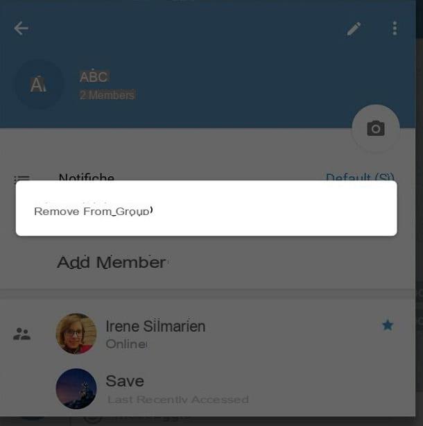 Cómo dejar un grupo de Telegram