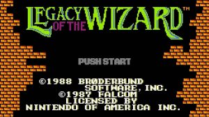 Triche Legacy of the Wizard NES
