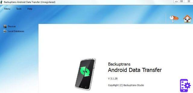 Transferência e backup de SMS para Android
