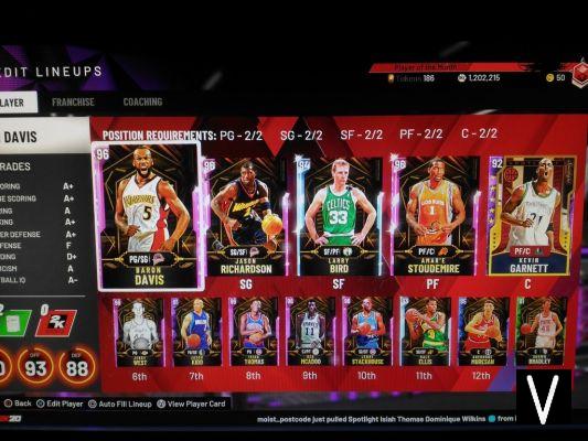 NBA 2K My Team : Guide to the Challenges of Week 34