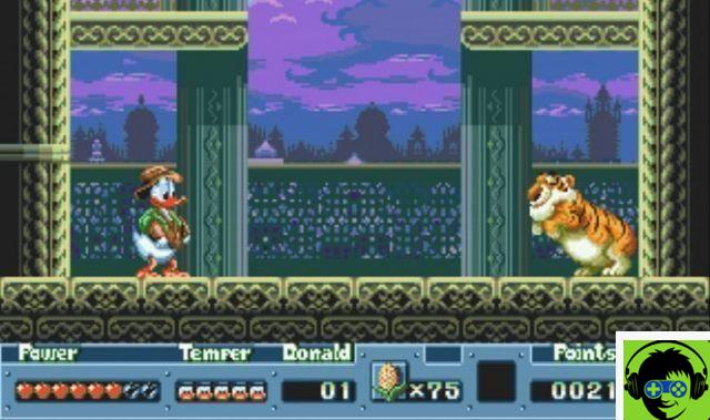 Quackshot Sega Mega Drive cheats e códigos