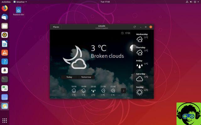 How to see and know the weather and climate forecast in Ubuntu Linux