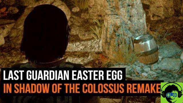 Shadow of the Colossus, The Last Guardian: Easter Egg