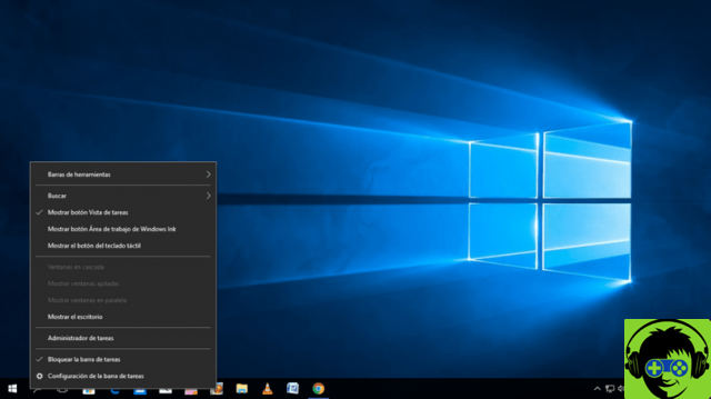 How to remove or disable the search bar from the desktop in Windows 10