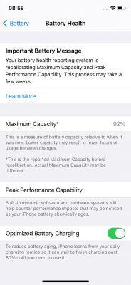 iOS 14.5 recalibra a bateria do iPhone 11