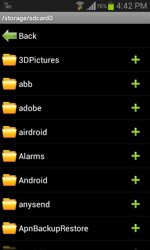 Ocultar arquivos ou pastas no Android