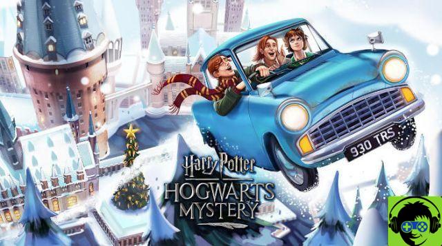 O inverno chegou ao mistério de Hogwarts