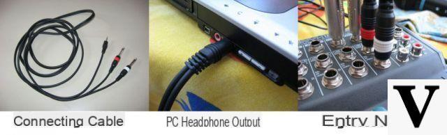 Cómo conectar la PC al mezclador de karaoke -