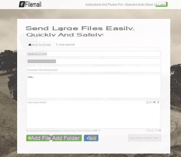 Come inviare un documento Word via mail