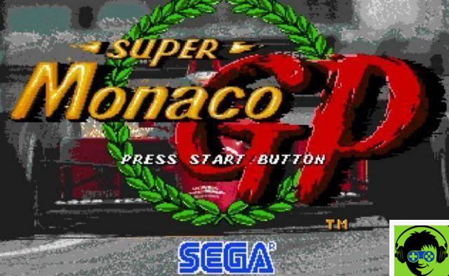 Super Monaco GP Sega Mega Drive passwords and codes