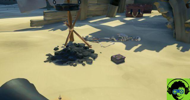 Where to find Wanda's Diaries in Mermaid's Hideaway, Thieves' Haven, and Sunken Grove in Sea of ​​Thieves