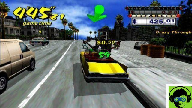 Crazy Taxi - códigos e cheats do Sega Dreamcast