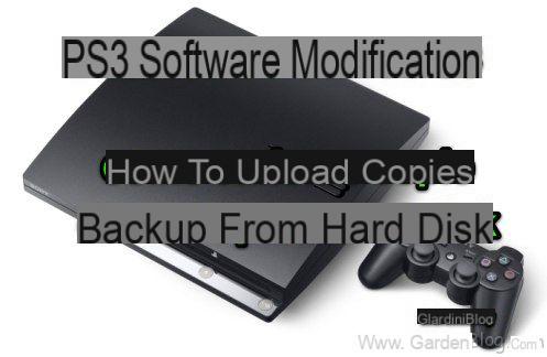 PS3: Guia de moporficação de software com firmware personalizado para fazer upload de cópias de backup