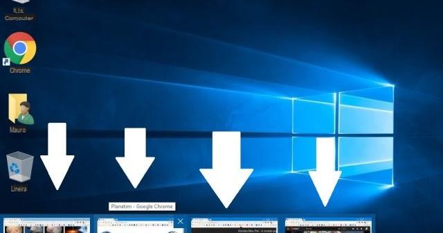 Disattivare anteprima nella barra applicazioni in Windows 10