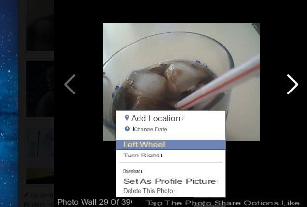 How to turn photos on Facebook