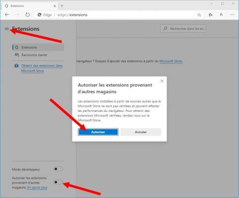 Cómo instalar extensiones de Google Chrome en Microsoft Edge