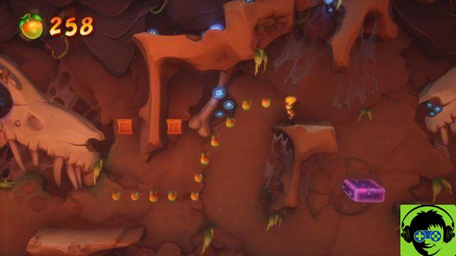 Crash Bandicoot 4: Todas as caixas e locais de joias escondidas | 7-2: Guia 100% para Combustíveis Fósseis