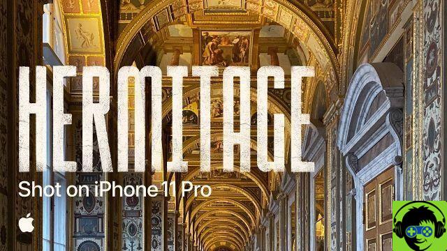 Visite o museu Hermitage. Registrado com o iPhone 11 Pro