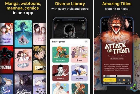 Las mejores aplicaciones de manga para iPhone y iPad