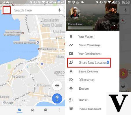 Google Maps: condividere posizione in tempo reale