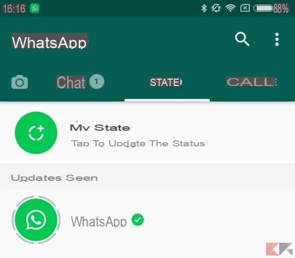 Stato WhatsApp: tutto quello che dovete sapere