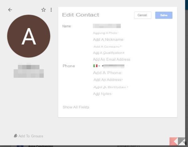 Google contacts: how to manage the Android address book