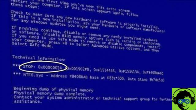 Cómo reparar el error de pantalla azul 0x0000000000e en Windows 10