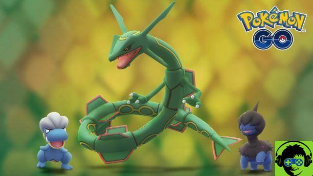 Melhor jogada definida para Rayquaza em Pokémon Go