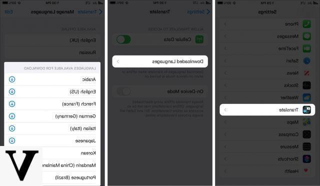 Cómo usar la aplicación Traductor sin conexión en iPhone