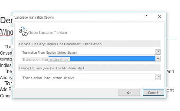 Como traduzir um documento do Word