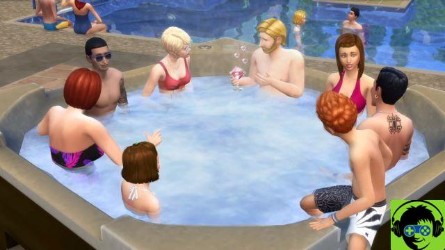 How to get a hot tub in Sims 4