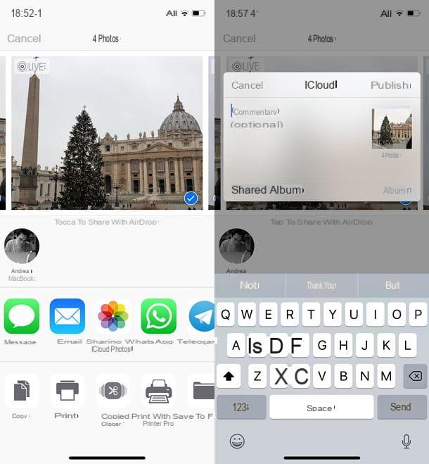 How to send photos from mobile to mobile