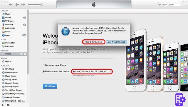 Comment revenir à iOS 7.1.2 à partir d'iOS 8