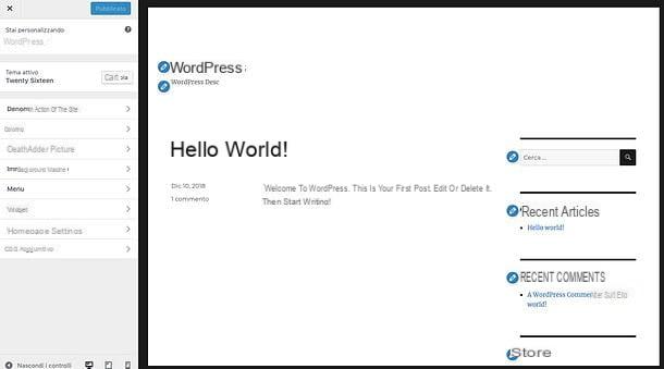 Guia de hospedagem do Aruba WordPress