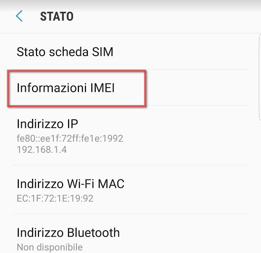 Android : comment connaître le code IMEI du téléphone