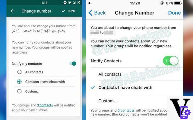 O WhatsApp agora pode notificar seus amigos se você alterar seu número de telefone