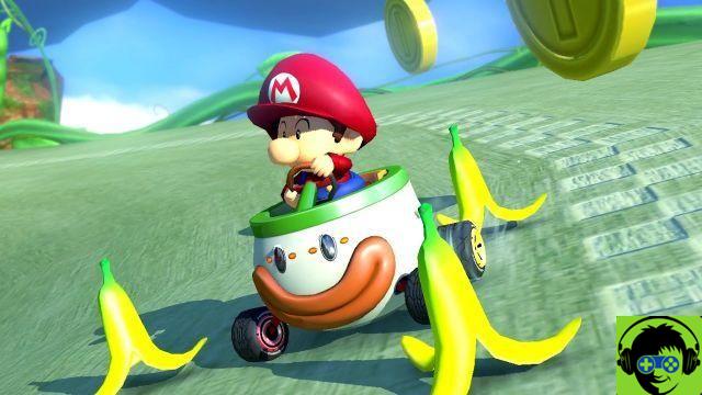 Mario Kart Tour - Como coletar um total de 100 moedas com um motorista de bebê