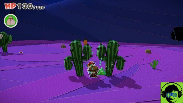 Paper Mario: The King of Origami - Todas as 4 torres de joias | Passo a passo da Caverna Vellumental do Fogo