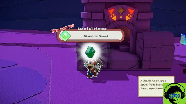 Paper Mario: El rey del origami: las 4 ubicaciones de las joyas de la torre | Tutorial de Fire Vellumental Cave