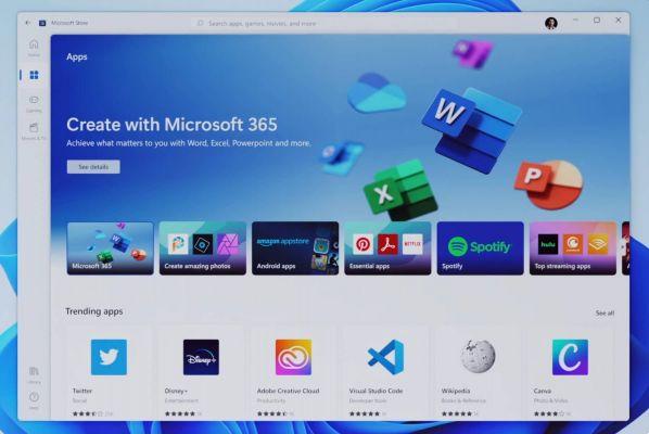 Windows 11 presenta una nueva Microsoft Store, aquí está en imágenes