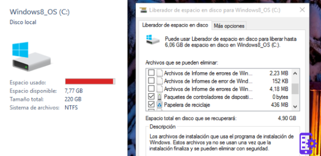 Windows 10: cuando el Liberador de espacio en disco limpia demasiado