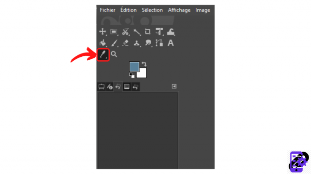 Como usar a ferramenta conta-gotas no GIMP?