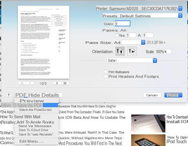 Programmes PDF pour Mac