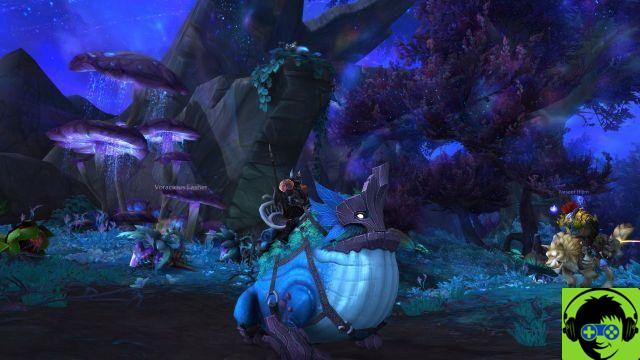 World of Warcraft Shadowlands: come guadagnare una cavalcatura per la rana del gulper degli alberi