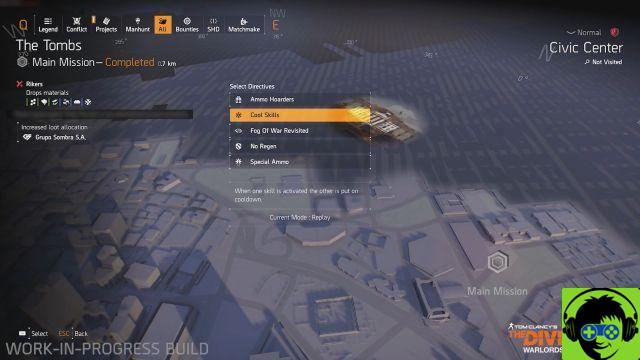 The Division 2 - How to set guidelines
