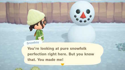 Como construir um boneco de neve perfeito em Animal Crossing: novos horizontes