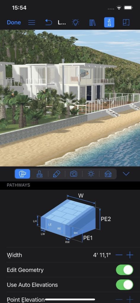 Live Home 3D crée désormais également des paysages et scanne des pièces